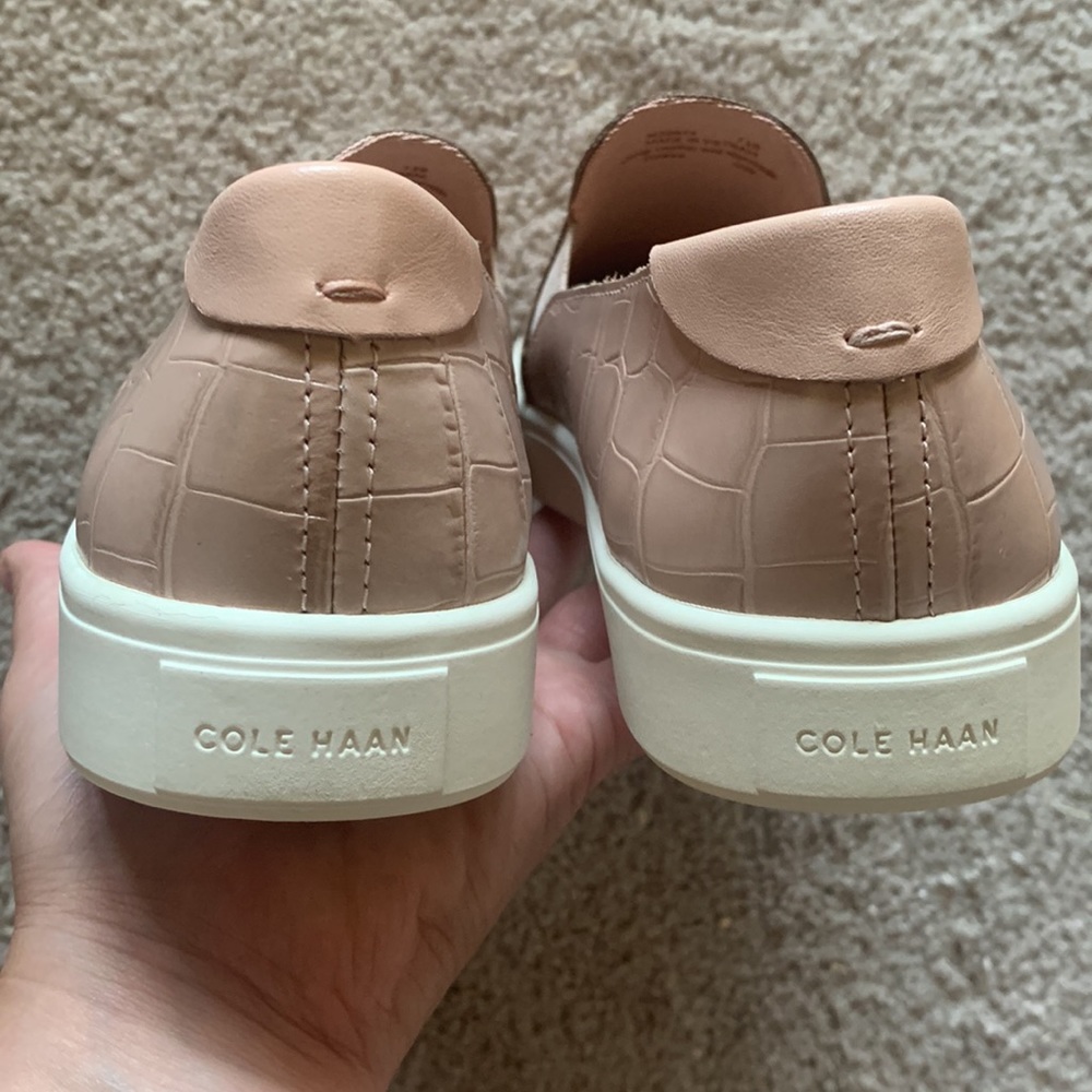 Cole Haan, Women Pink Grand Crosscourt Slip-on Loafers Sneakers Shoes US 7.5 B - Picture 7 of 9
